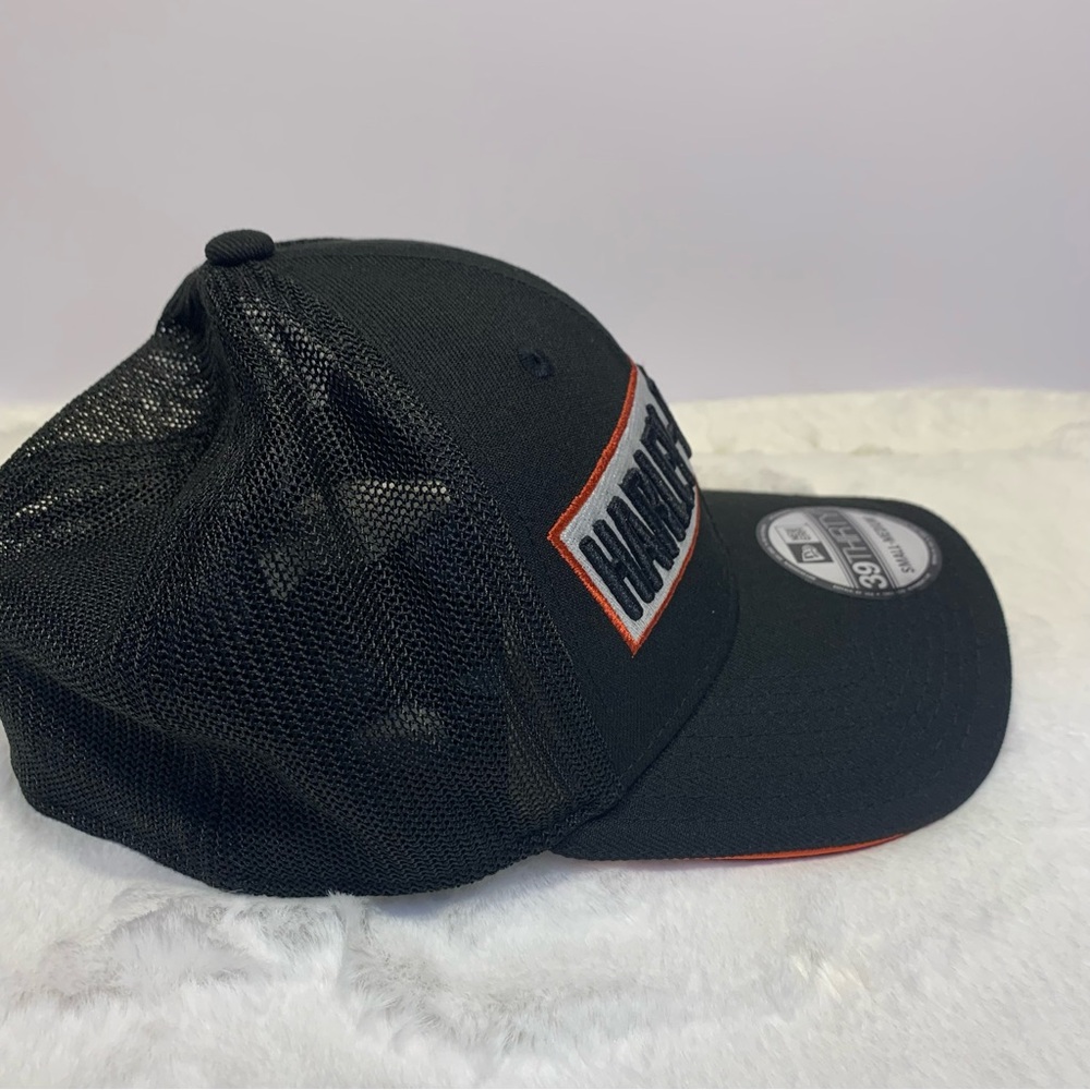 Harley-Davidson New Era 39THIRTY Mesh Back Trucker Hat Small/Medium - Picture 5 of 10